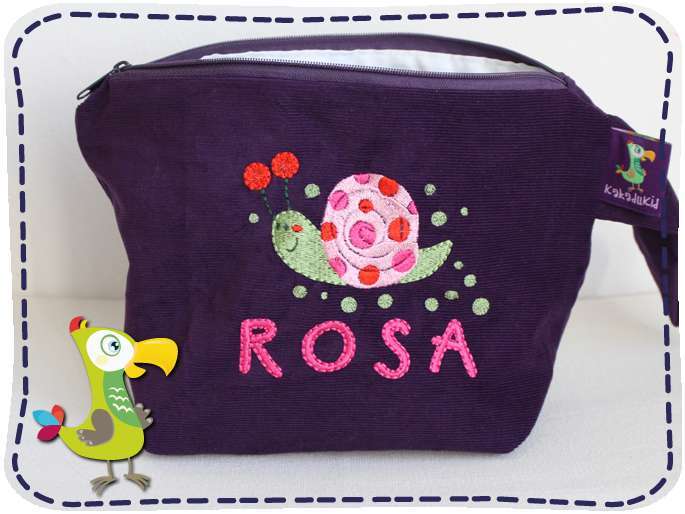 KakaduKid Tasche Schnecke Rosa