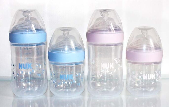 Größenauswahl Babyflaschen
