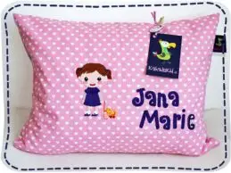 KakaduKid Kissen Girl mit Ente Jana Marie